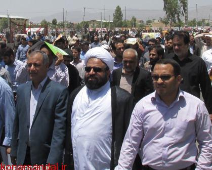 حضور حماسی مردم جیرفت در راهپیمایی روز قدس در گرمای خرماپزان/ تصاویر
