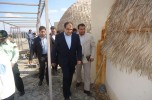 بازدید وزیر بهداشت از هتل سنتی و مجتمع  گردشگری و تفریحی در حال ساخت بنیاد مستضعفان قلعه گنج 