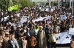خروش مردم ولایی جیرفت در راهپمایی روز ۱۳ آبان / تصاویر