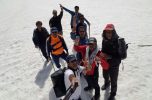 در سومین کوهپیمایی تیم فرهنگیان جیرفت، این گروه به ارتفاعات سربیژن صعود کردند