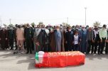 تشییع پیکر روحانی جهادگر در قلعه‌گنج