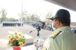 صبحگاه مشترک نیروهای نظامی و انتظامی شهرستان جیرفت برگزار شد