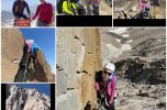صعود اولین کوهنورد جیرفتی به قله علم کوه مازندران از مسیر فنی گرده آلمانها