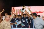 ساغری جام قهرمانی مسابقات مینی فوتبال ایرانیان شهر جیرفت را بالای سر برد