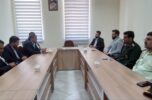 دیدار فرماندار و اعضای شورای تامین شهرستان جیرفت با مسئولان قضایی