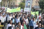 راهپیمایی مردم جیرفت در ۱۳ آبان / تصاویر