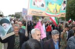 مردم دارالولایه شهرستان جیرفت در راهپیمایی ۲۲ بهمن اقتدار و وحدت ملی را به نمایش گذاشتند