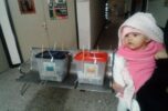 تصاویر حضور کودکان و نوجوانان و پیر و جوان در انتخابات جیرفت