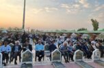 آیین چهلم شهید جمهور در جیرفت برگزار شد + فیلم