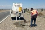 آغاز عملیات بهسازی و حذف نقاط حادثه خیز محور فاریاب کلکسورک کهنوج در شهرستان فاریاب آغاز عملیات بهسازی و حذف نقاط حادثه خیز محور فاریاب کلکسورک کهنوج در شهرستان فاریاب