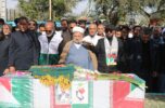پیکر سیدمیثم حسینی هنزا ، شهید حادثه تروریستی کرمان در جیرفت تشییع شد / تصاویر پیکر سیدمیثم حسینی هنزا ، شهید حادثه تروریستی کرمان در جیرفت تشییع شد / تصاویر
