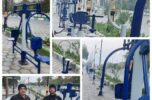 نصب ست وسایل ورزشی در پارک لاله های گمنام نصب ست وسایل ورزشی در پارک لاله های گمنام