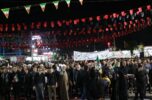جیرفت در شب شهادت رهبر معظم انقلاب/ تصاویر