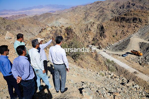 فعالیت همزمان چهار جبهه کاری در محور جیرفت–سه‌راهی بم