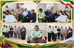 دیدار مسئولین مرکز تحقیقات کشاورزی جنوب کرمان با فرمانده پاسگاه انتظامی شهر علی‌آباد به مناسبت هفته نیروی انتظامی